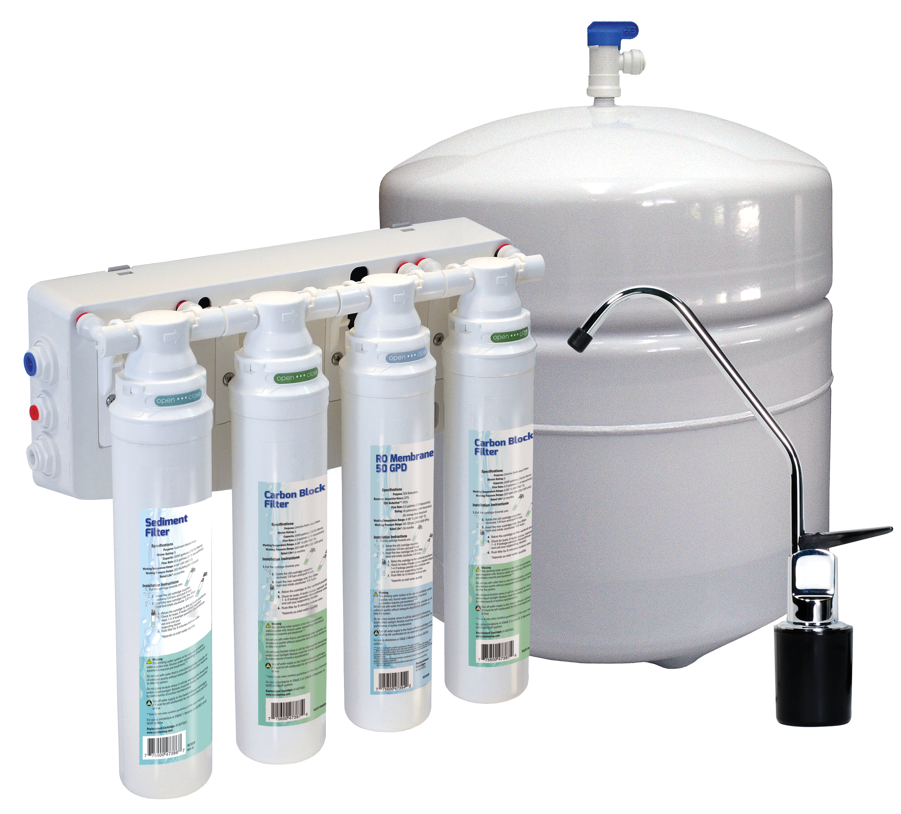 Aqua Flo Quick Change Reverse Osmosis (QCRO)